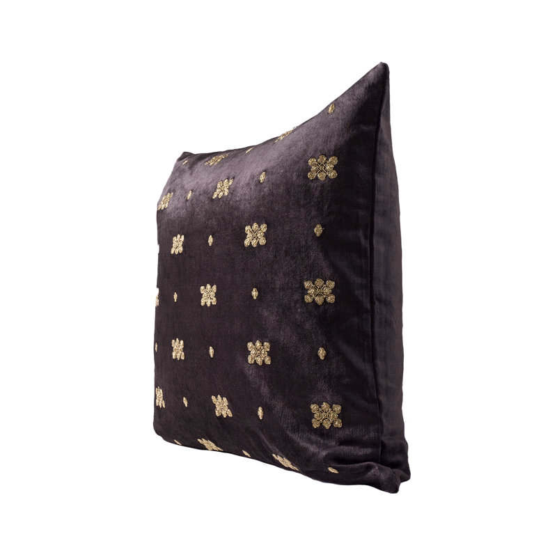Velvet Pillow Cover & Insert, 20"H x 20"W, Square