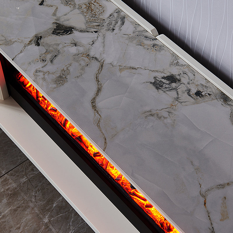 Modern simulation electronic fireplace TV cabinet