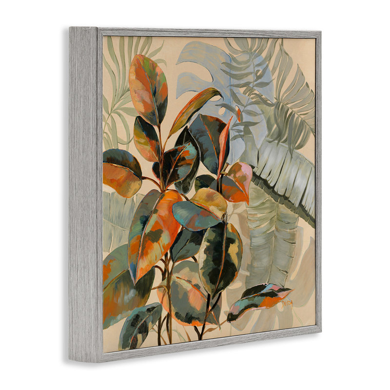 Giclée encadrée, chaleur tropicale, par Dusza, H 17 po x l 17 po, Estampe numérique Farmhouse