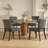 Upholstered Solid Wood Parsons Side Dining Chair-811411514