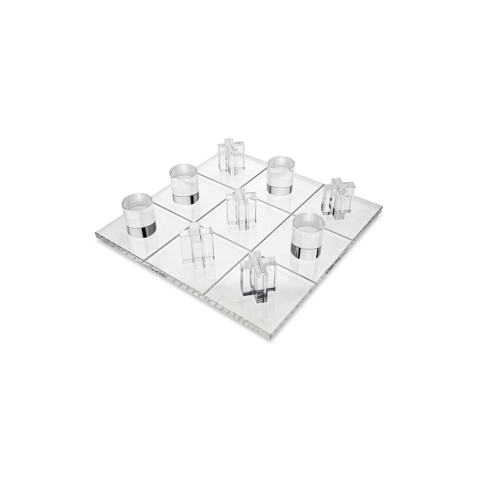 Ondisplay 3D Luxe Acrylic Tic Tac Toe