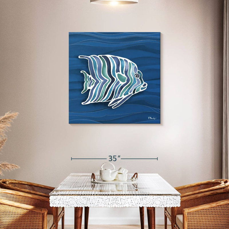 Brampt Tahiti Blues I, 36" H x 36" W