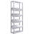 Hafner 71"H 5-Shelf Wood Open Back Bookcase-646967690