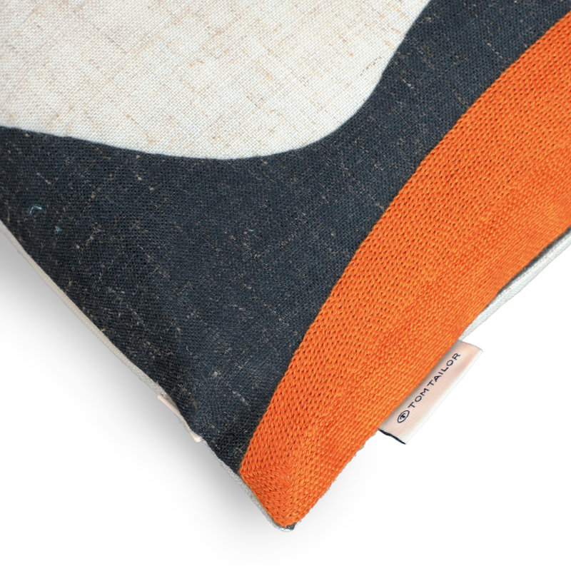 Orange Square Cushion Cover
