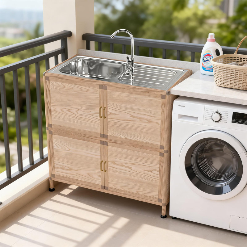 Utility Sink with Cabinet