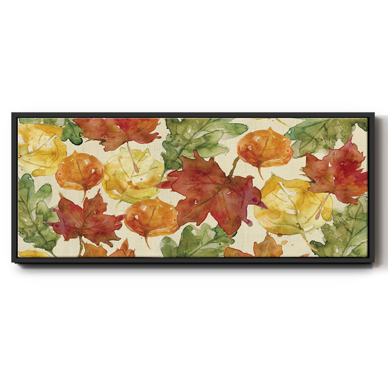 Feuilles d'automne - Toile encadrée, H 24 po x l 60 po