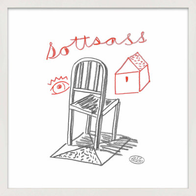 Chairs Sottsass Print by Jeff Jackson