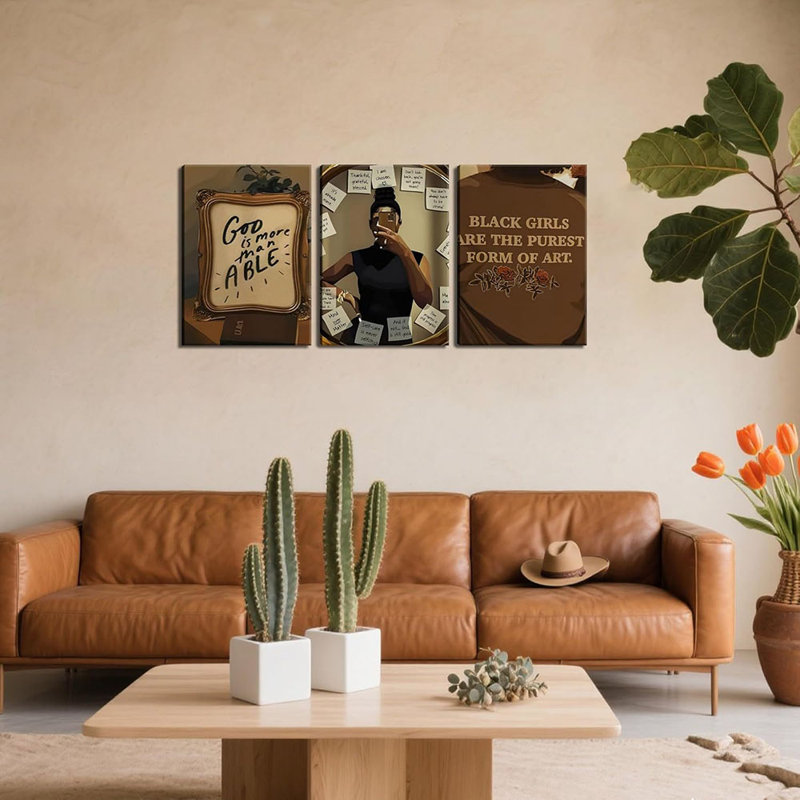 3 Piece Wrapped Canvas Set