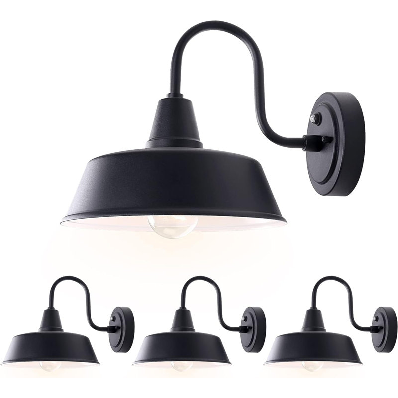 Ensemble de 4 lumières de grange extérieures Chambersburg