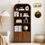 Grande vitrine de rangement arquée 70,86 po