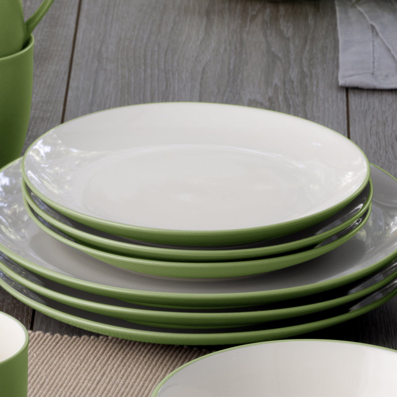 Noritake Colorwave Coupe Dinner Plates, 10-1/2", Apple