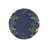 Blue Green Coral Detailed Woven Base Modern Decorative Carpet-139993267
