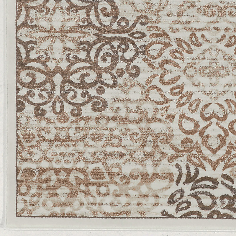Tapis os / ivoire Ackermanville, Rectangle 3 pi 3 po x 4 pi 11 po
