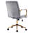 Jaycie Velvet Padded Arm Contemporary Swivel Office Task Chair-337990319