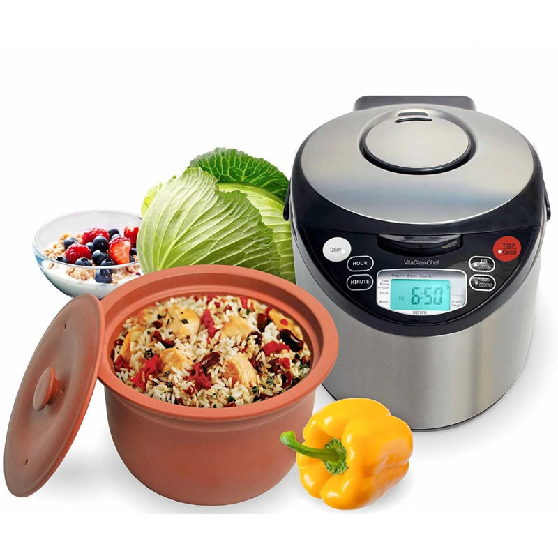 Vitaclay Organic Multi-Cooker, 8 Qt