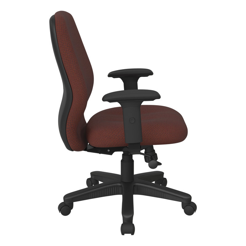 Work Smart Task Chair, Interlink - Garnet