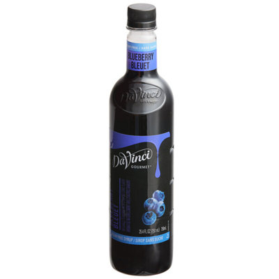 Sirop à saveur de bleuets sans sucre Davinci Gourmet 750 ml 711SYPSF4BLU