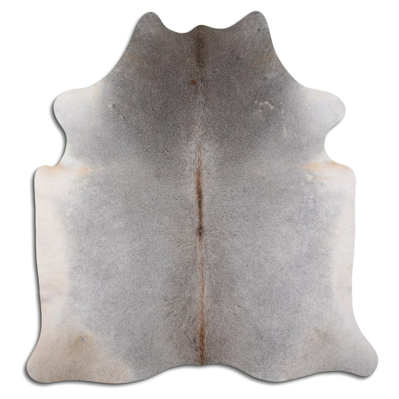 Jaycob Cowhide In Grey Rug