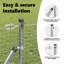 Welded Wire Fence With 7 Posts Steel-1213691691-1213691706