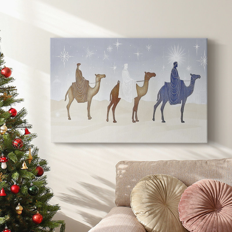 Christmas Holiday Arts - Toile tendue avec châssis, H 40 po x l 60 po