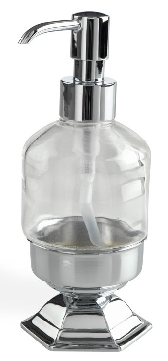 Distributeur de savon liquide autoportant Marte, Chrome