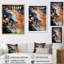 Rose et bleu tourbillonnant, peinture fluide II - art mural abstrait-1628051587-1628051613