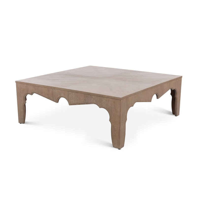 Island Manor Solid Wood Coffee Table, Driftwood