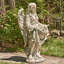Ange tenant une statue de jardin en magnésium-2049441414