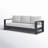 Hoyt 92.52” Outdoor Aluminum 3-Seater Sofa-799072939-786084010