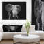 Artistique éléphant - impression sur toile tendue-29495663