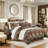 4 Piece Red Comforter Set Red