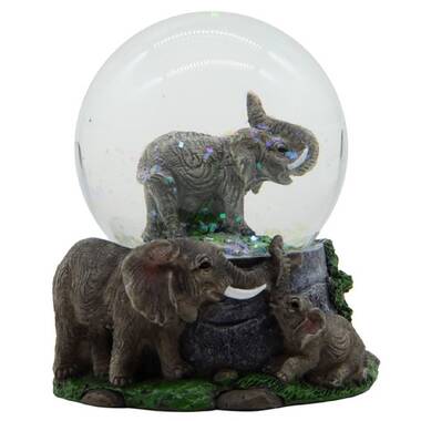 Silver Buffalo Animals Cloche Or Water Globe