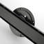 30 In.  Linear Shower Drain With Levelling Feet And Flange In Matte Black