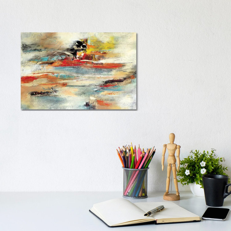 Tesiturno I by Gabriela Villarreal - Wrapped Canvas Painting, 20.32 cm H x 30.48 cm W