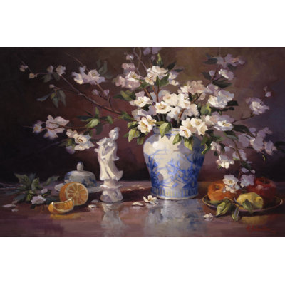 Kuan Yen by Maxine Johnston - Wrapped Canvas Art Prints