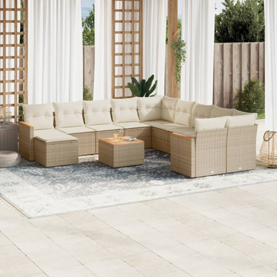 Ensemble de canapé de jardin Vidaxl