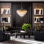 Sofa Kelly L Boucle Black - Left