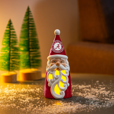 University of Alabama Santa LED Statuary, 8"