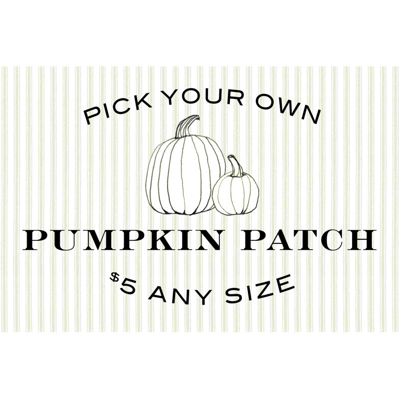 Pumpkin Patch - Publicité sur toile tendue, Papier avec cadre unique doré, Non, H 32 po x l 48 po