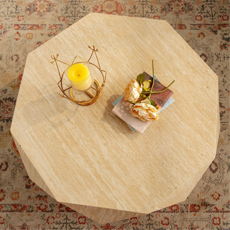 Coffee Table, Wooden Accent Table For Office And Living Room