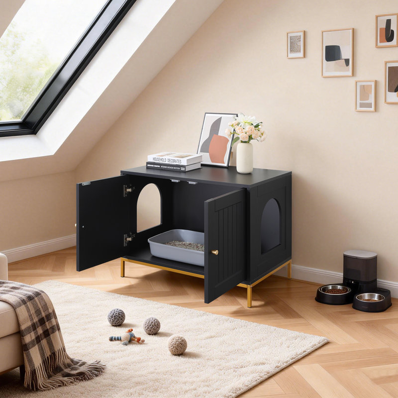 Modern Cat Litter Box Enclosure