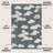 Hedwig High-Low Youth Cloud Scandi Dark Blue/Ivory Indoor/Outdoor Rug-1069032167-1069032161