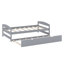 Lit plateforme avec lit gigogne