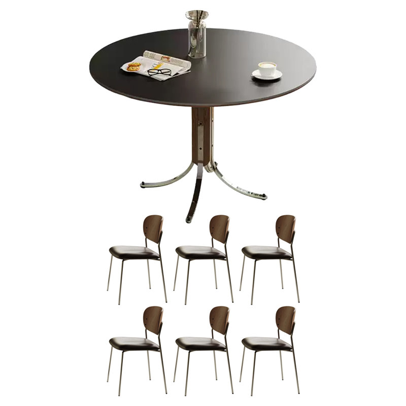 Table de salle à manger Light Luxury, H 29,52 po x L 43,3 po x l 43,3 po