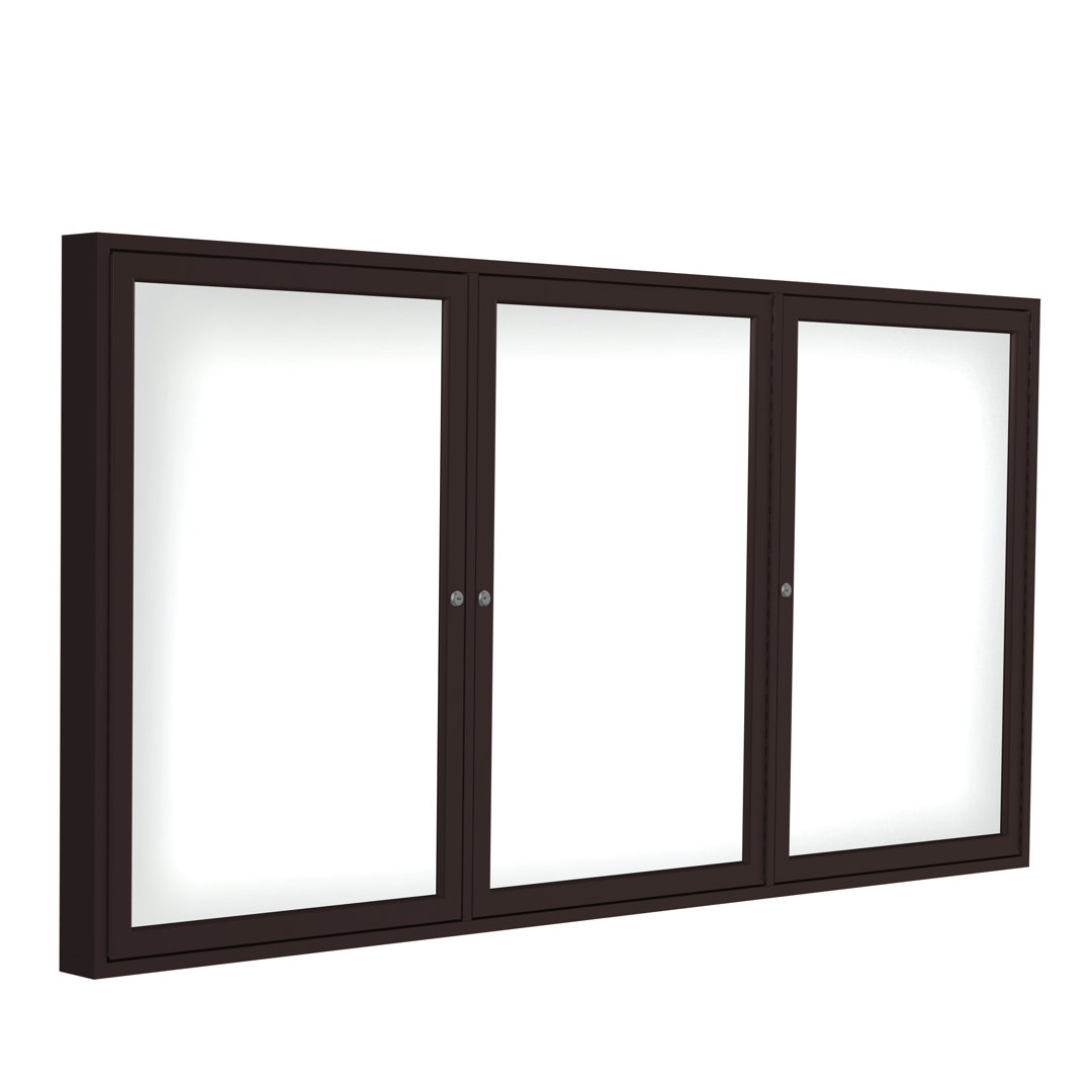 Enclosed White Board Enclosed Cabinet Magnetic Whiteboard Ghent 