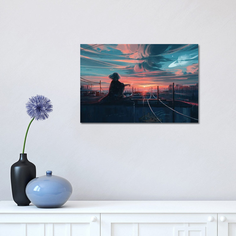 Far From Tomorrow by Alena Aenami - Wrapped Canvas Gallery-Wrapped Canvas Giclée, 30.48 cm H x 45.72 cm W