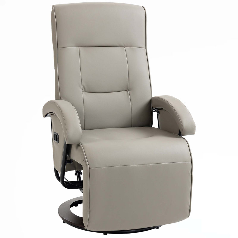 Fauteuil inclinable en polyuréthane avec repose-pieds