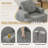 41.34"Single-Seat Folding Boneless Sofa-1263876046