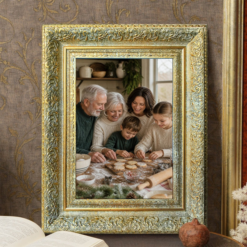 Cadre photo 11 "x 14" doré antique 1PC pour présentation de photos de tous les jours, Antique Gold, 1, 11" W x 14" H