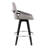 Whitacre 26" Fixed-Height Upholstered Counter Stools with Black Wood Legs & Round Footrest-113489045